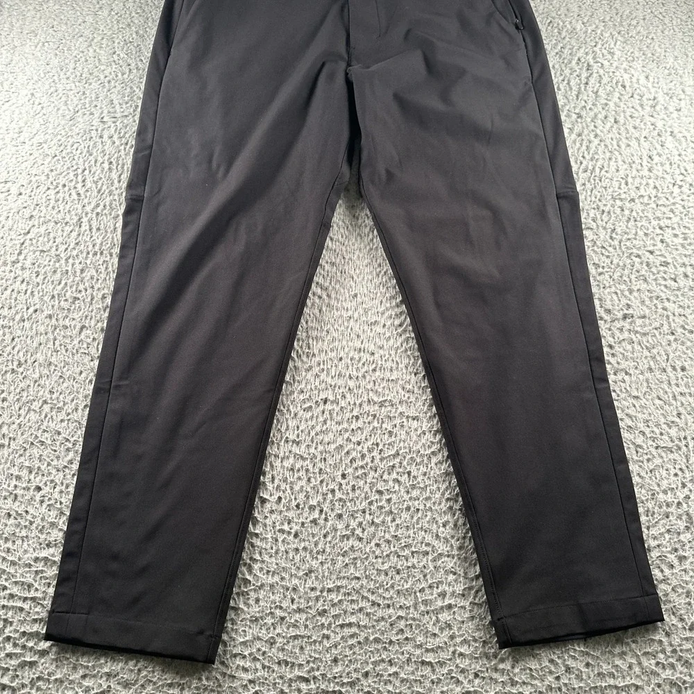 Lululemon Commission Pants Mens‎ 33 Black Stretch Tech Casual Golf Work Slim